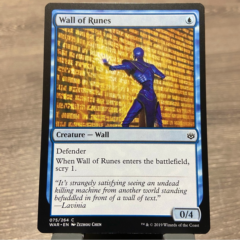2019 MAGIC THE GATHERING Wall Of Runes Cards Lot Of 37ea